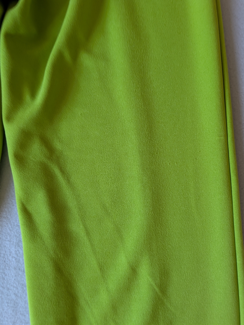 Lime Green Tailored Trousers Brat Green High Waist Wide Leg Pants Dopamine Sz S image 8